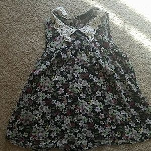 Floral see through blouse